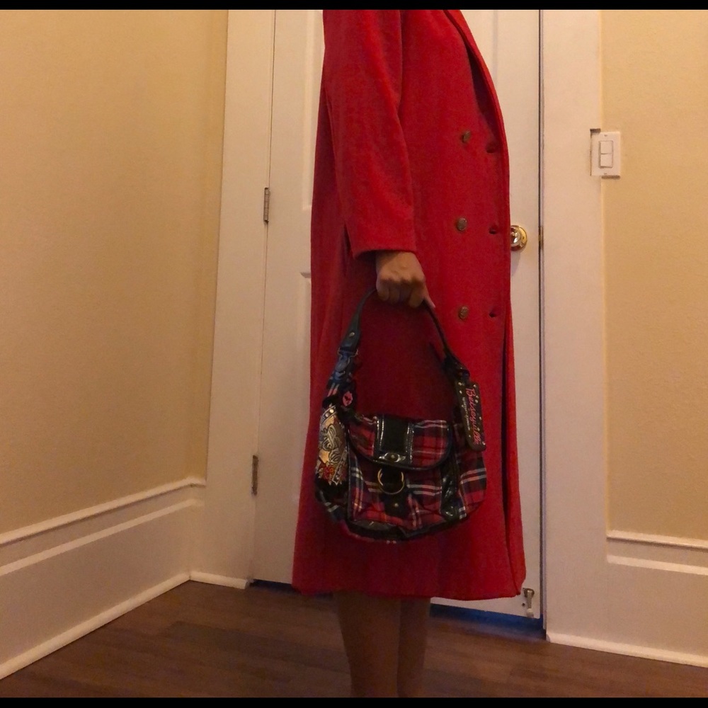 Plaid Betsey Johnson purse